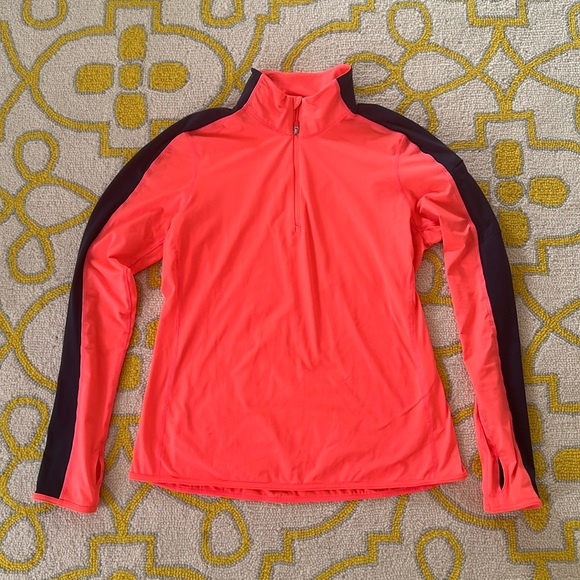 1/4 Zip GAP Fit Athletic Long-sleeve. Sz L - Picture 1 of 6